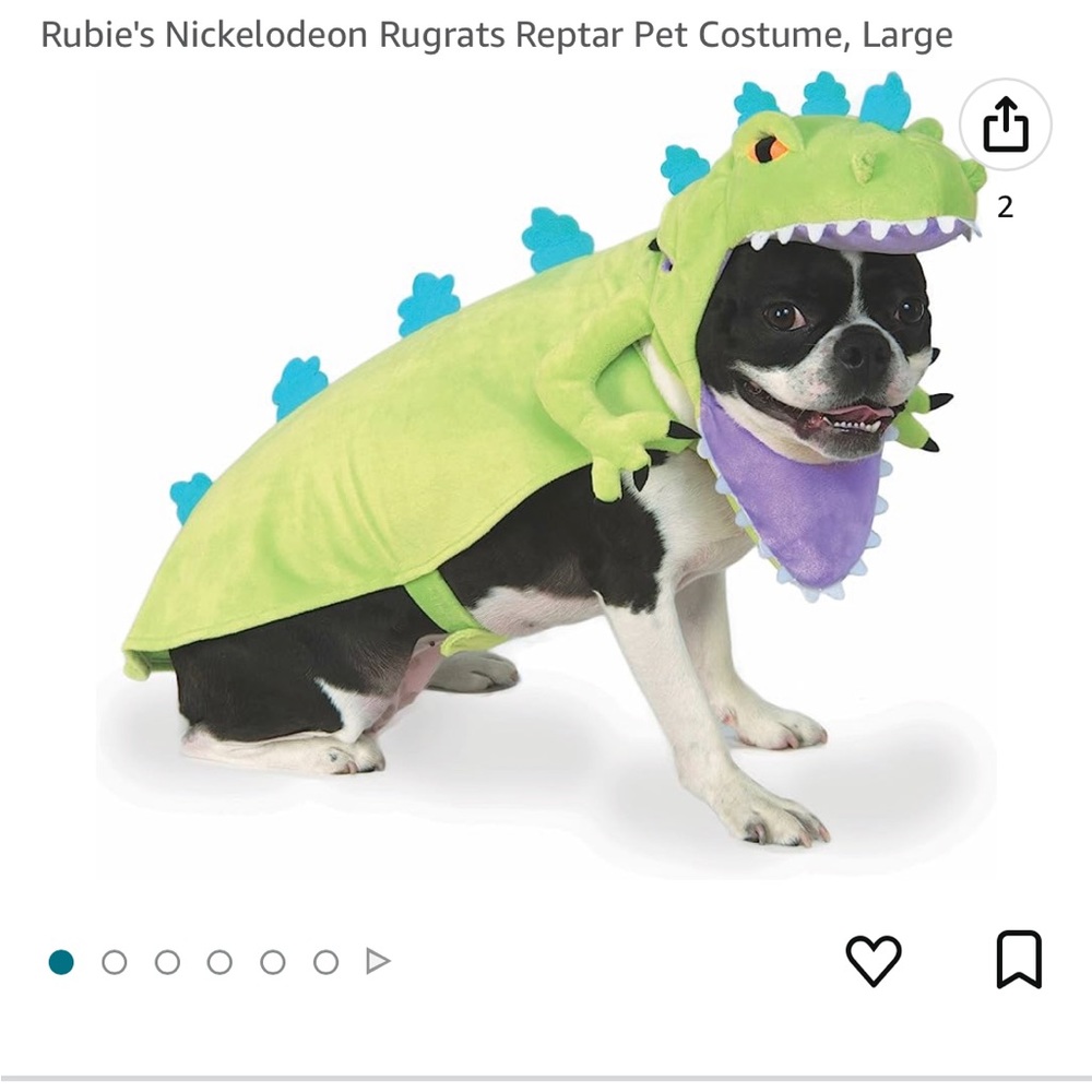 Reptar Pet outfit